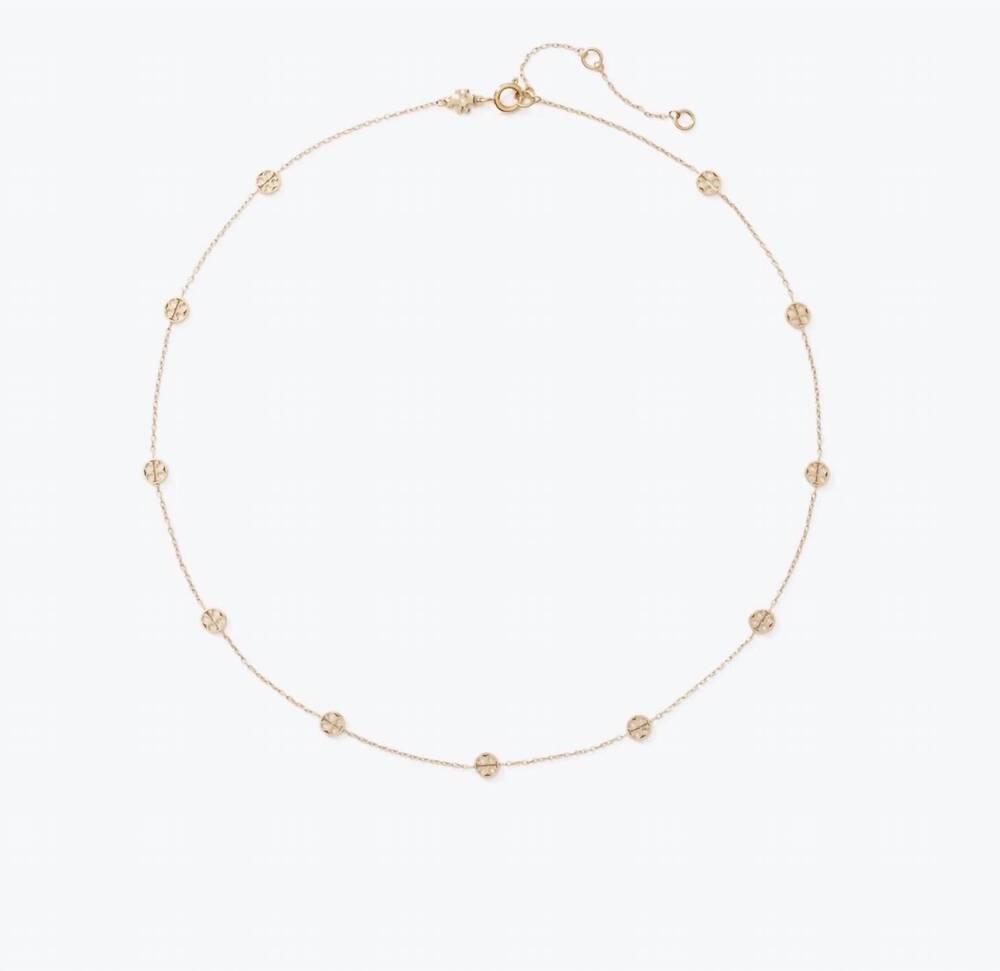 NEW TORY BURCH women's icon necklace in gold
